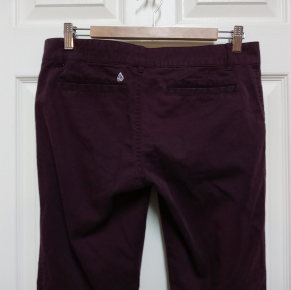 Volcom Stone Burgundy Jeans - Picture 6 of 12